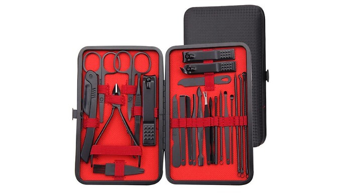 24-Piece Stainless Steel Manicure Tool Set
