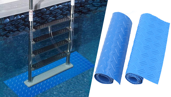 Justgiftdirect 1 or 2 Swimming Pool Ladder Mats - 3 Designs