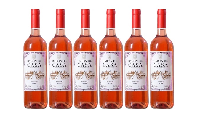 6 Bottles of Baron de Casa Rosè Blend
