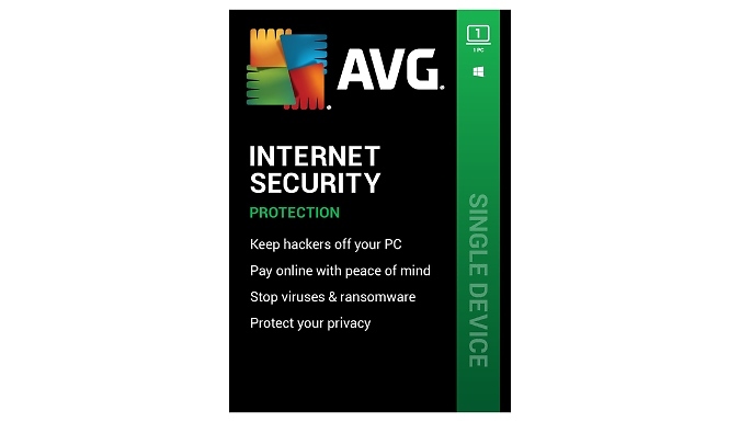 1 Year of AVG Internet Security 2025 - 2 Options