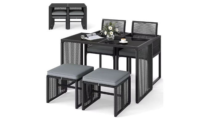 5-Piece Outdoor Patio Dining Set 