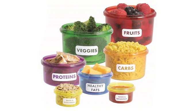 6-Piece Portion Control Container Set