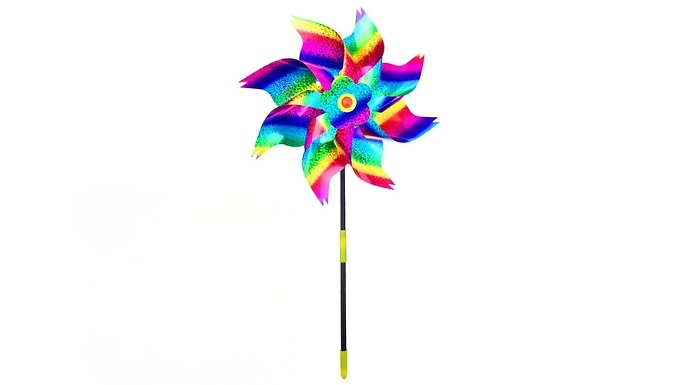 10-Pack of Bird Repellent Wind Spinners - 5 Colours!