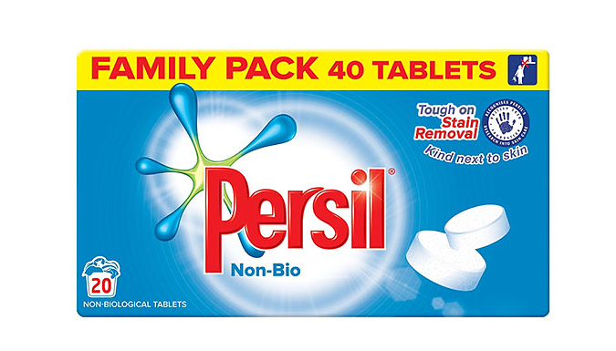 80-Pack of Persil Non-Bio Washing Tablets