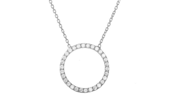 Circle of Life Created Diamond Necklace