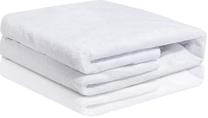 Waterproof Terrycloth Towel Mattress Protector - 4 Sizes