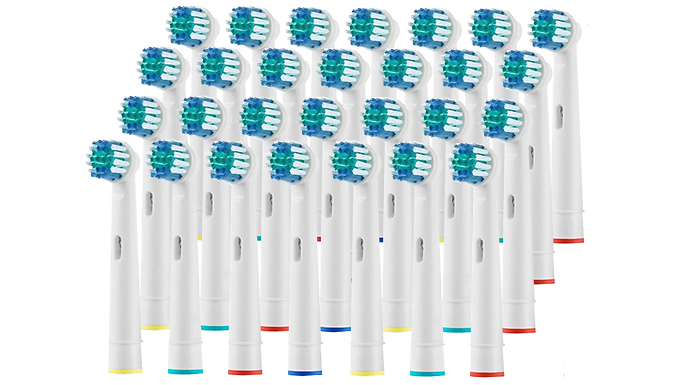 Oral B Compatible Replacement Electric Toothbrush Heads - 4, 8, 16, 24 or 48 Pack