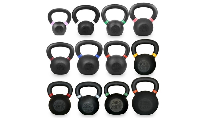 Cast Iron Kettlebells - 2KG to 36KG!