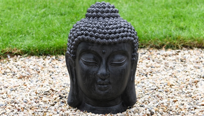 Buddha Head Garden Ornament