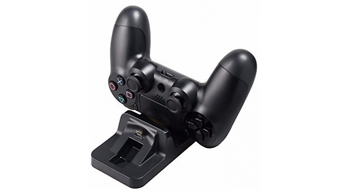 Dual USB Charger Dock For PS4 Controllers