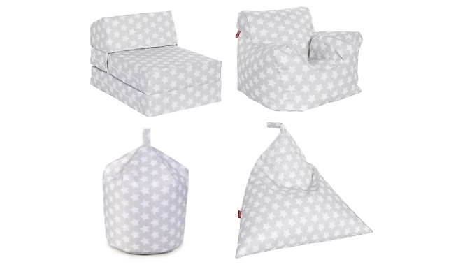 Kids Star Pattern Beanbags - 5 Options!