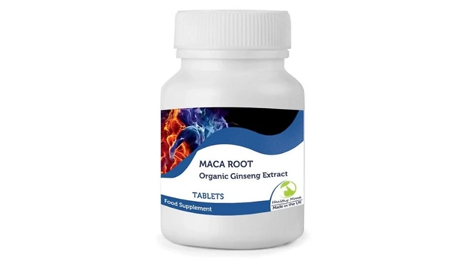 Energy, Focus and Stamina Boosting Maca Root Extract Ginseng Tablets