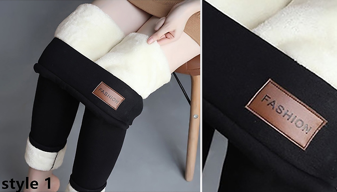 Couture Velvet Feel 300 Fleece Lined Footless Tights