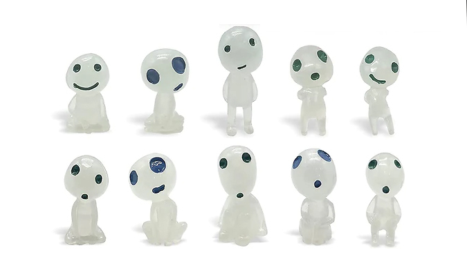 20-Pack Mini Resin Luminous Figures