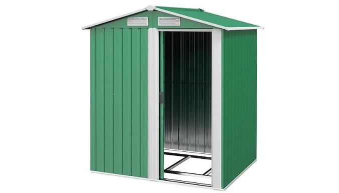 Outsunny Metal Tool Shed with Sliding Door - 2 Colours