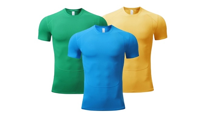 Men's Quick-Drying Fitness Training T-Shirt - 7 Colours & 3 Sizes!