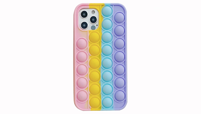 Push-Pop Fidget Protective Phone Case - 9 Options & 3 Colours
