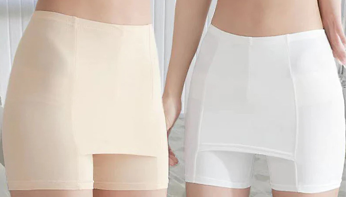 2-Pack of Women's Under Dress Shorts - 2 Sizes & 3 Colours