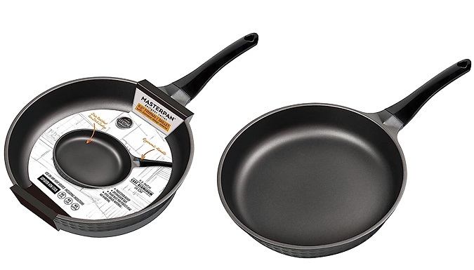 Set of 2 Masterpan Diamond-Pattern Non-Stick Frying Pans