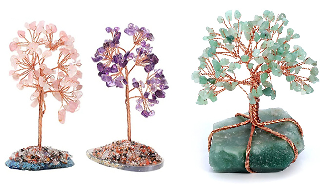 Crystal Copper Money Tree Gift - 7 Colours