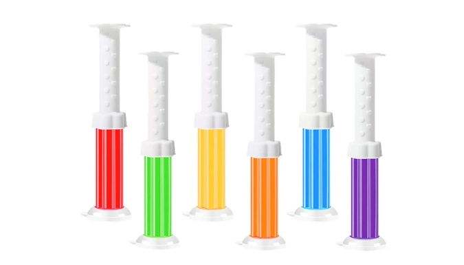 6-Pack of Flower Toilet Deodoriser Tubes - 6 Scents!