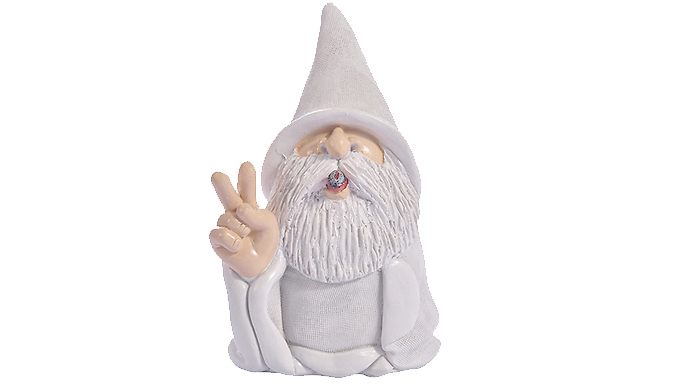 White Gnome Garden Ornaments - 6 Designs