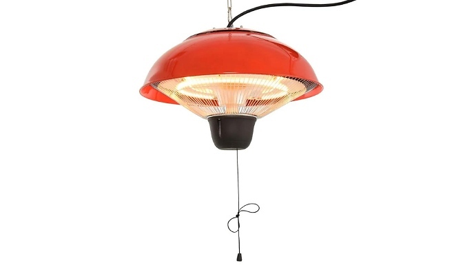 Outsunny 1500W Electric Halogen Patio Heater!