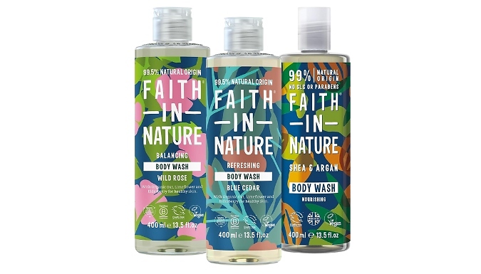 Faith In Nature Natural Body Wash - 3 Fragrances!