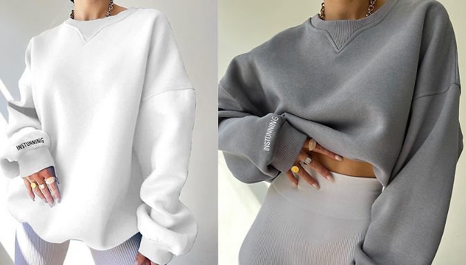 Loose and Oversized Jumper - 4 Colours, 3 Sizes