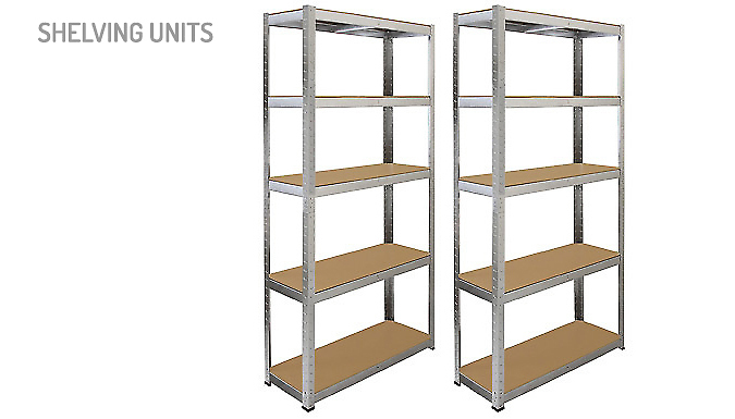 Heavy Duty Shelving Racks - 2 or 4