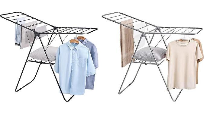 Folding Clothes Airer - 2 Colours