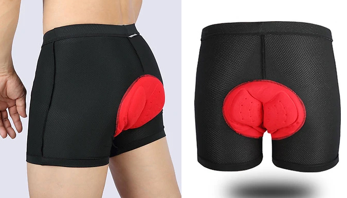 Cycling Gel Padded Breathable Underwear - 6 Sizes