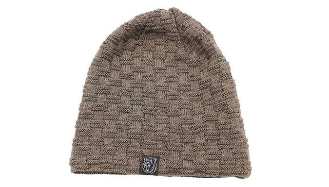 Faux-Fur Lined Winter Beanie Hat - 4 Colours