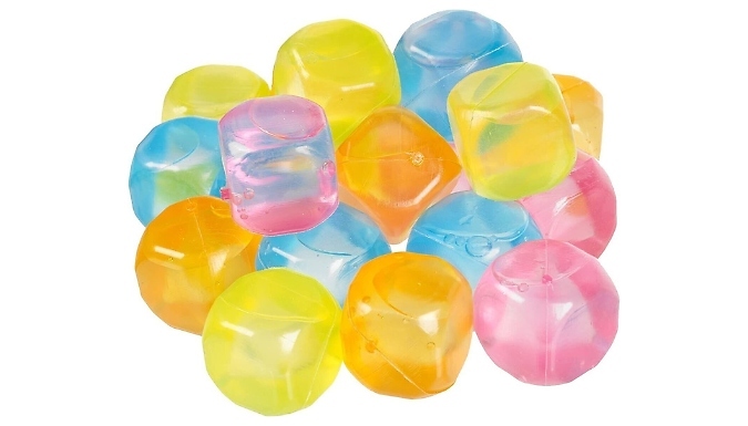 18-Piece Plastic Reusable Ice Cubes