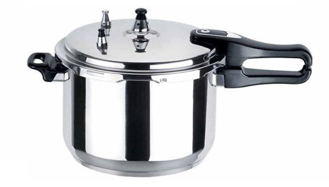 Lightweight Aluminium Pressure Cooker - 5 Sizes