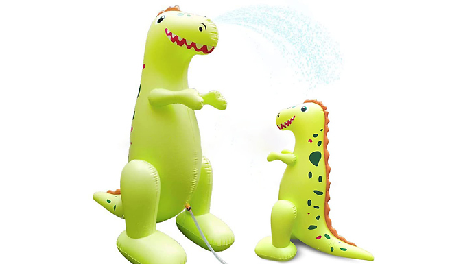 Inflatable Water Spraying Dinosaur Garden Toy