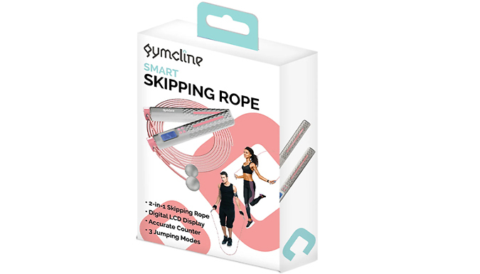 2-in-1 Gymcline Smart Counting Skipping Rope - 2 Colours