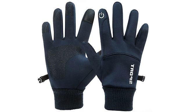 Winter Waterproof & Windproof Touch Screen Gloves - 3 Colours & 3 Sizes at Go Groopie