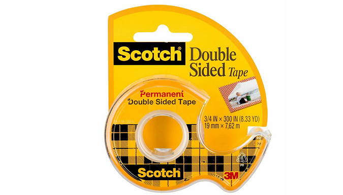 Scotch Permanent Double Sided Tape with Dispenser - 2 or 12-Pack