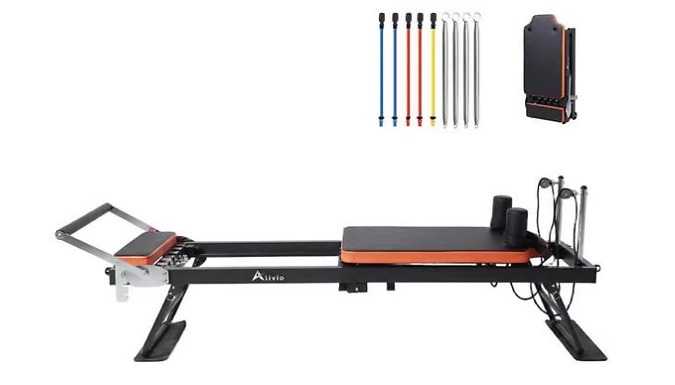 Alivio Foldable Professional Pilates Reformer Machine