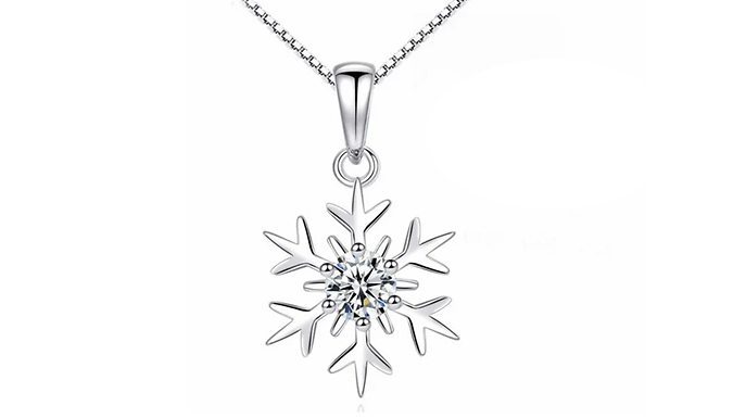 Snowflake Necklace or Earring Set