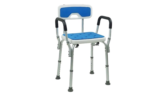 Adjustable Padded Bathroom Chair