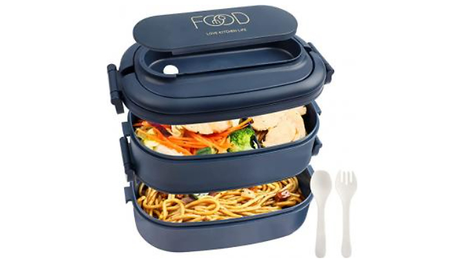 Microwave-Safe Leakproof Bento Lunch Box - 3 Colours