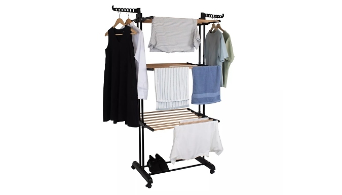 4-Tier Folding Clothes Airer