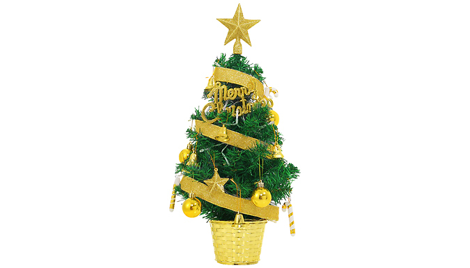 Mini Artificial Christmas Pine Tree Decoration