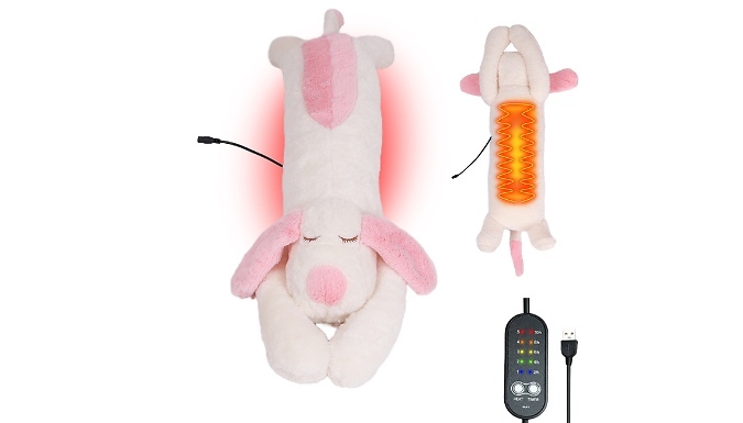 USB Heating Dachshund Plush Pillow - 3 Colours