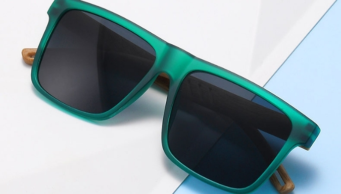 Retro UV-Protective Bamboo Sunglasses - 6 Colours