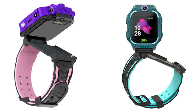 1 or 2 Kid's LBS Tracking Smartwatch - 2 Colours