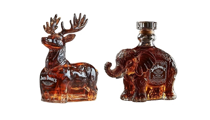 Deer or Elephant Whiskey Decanter
