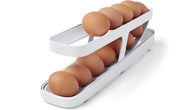 2-Tier Roll Down Fridge Egg Dispenser